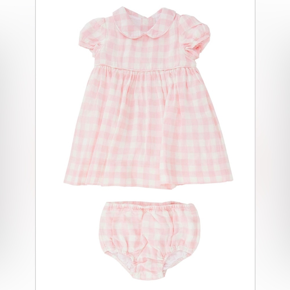 POLO RALPH LAUREN Gingham Linen Dress